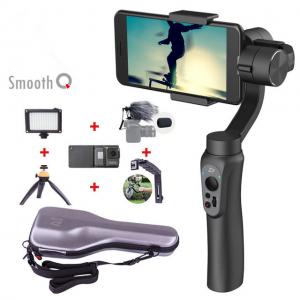 China Smooth Q smartphone Handheld 3 Axis gimbal stabilizer action camera selfie phone steadicam for iphone Sumsung Gopro factory