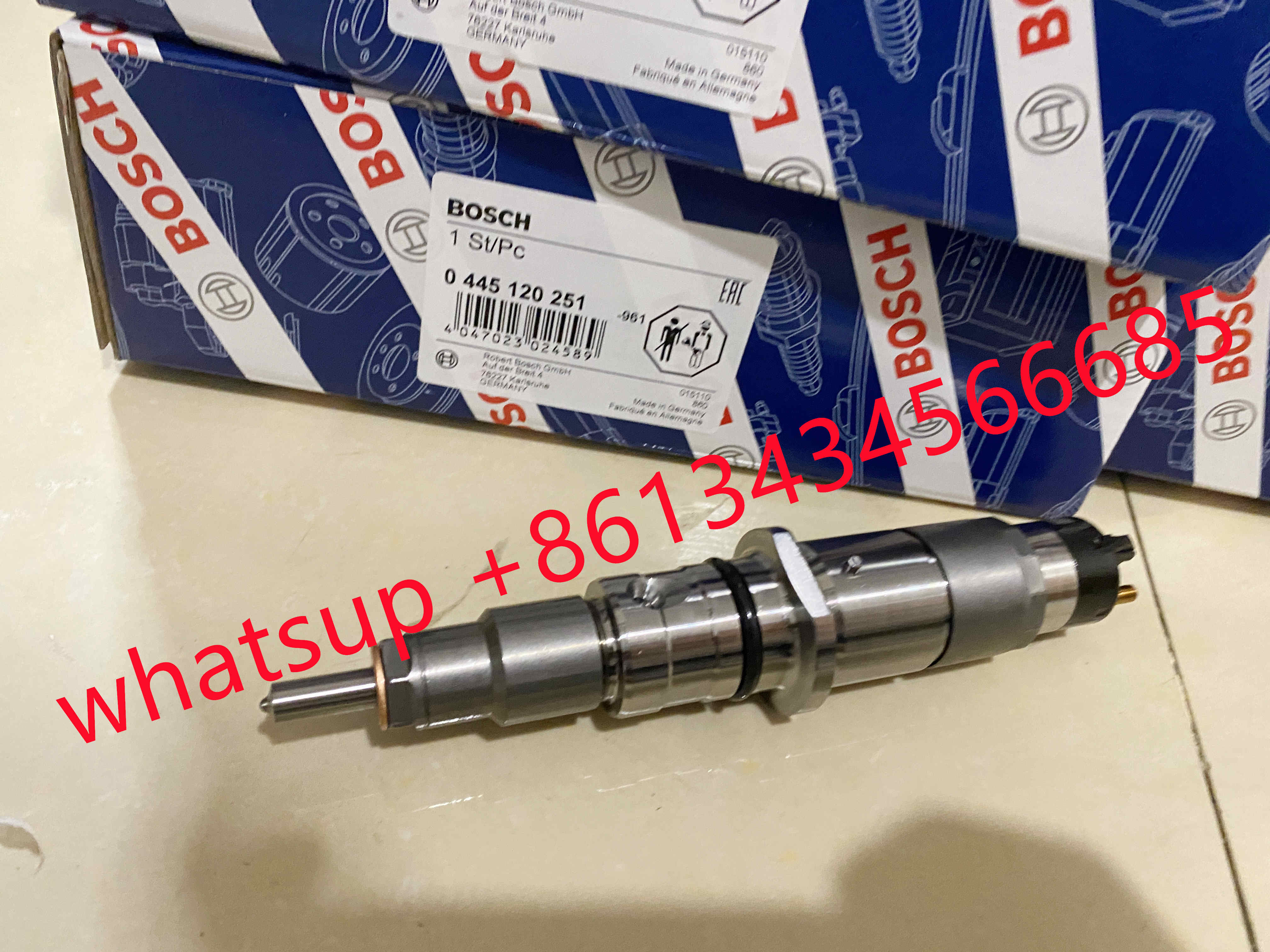 diesel fuel injector nozzle 0445120251 5263314 common rail injector 0445120251 for Cummins Qsb 6.7 engine 0445120251