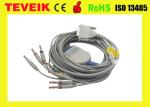 Long Screw Schiller EKG Cable 10 lead ECG Cable and Leadwires for AT3,AT6,CS6
