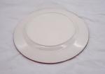 Festive Christmas Ceramic Santa Plate Handmade Dolomite Dinner Dishes