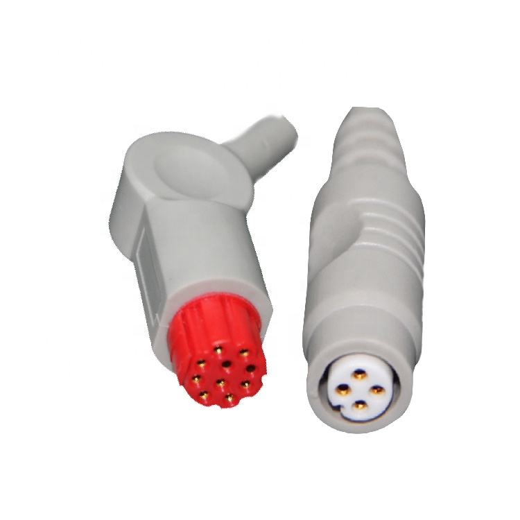 GE-Datex IBP adapter cable to B.Braun IBP transducer cable