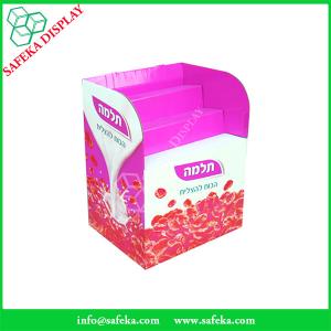 China Retail dump bins display Promotion floor stand advertising display template Corrugated gondola display for Shower Gel factory