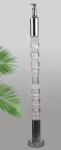 2024 Luxurious Interior Prefinished Crystal Pillar Balustrade Acrylic Baluster