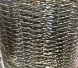 China 316L Stainless Steel Conveyor Flat Flex Belt Chain Link Mesh factory
