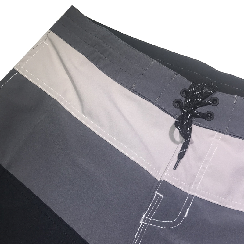 Plain Surf Custom Beach Shorts , Drawstring Beach Shorts Drying Splash Proof