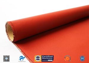 China C - Glass 3732 Two Side Red Silicone Rubber Coated Fiberglass Fabric factory