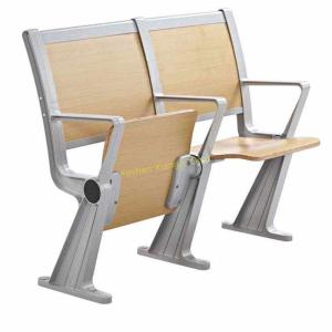 China Amphitheater Childs School Desk And Chair Flame Retardant Coating Plywood factory