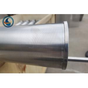 China Continuous Slot Wedge Wire Screen Pipe For Filtration Solutions on sale