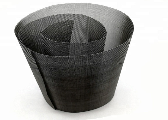 CE Certified 1000mm Width Titanium Woven Wire Mesh , Plain Weave Wire Mesh