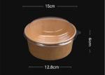 Disposable Kraft paper container saland bowl cup biodegradable or bowl cup