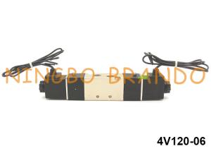 China 1/8'' 4V120-06 Airtac Type Pneumatic Solenoid Valve 5 Way 2 Position 24V factory