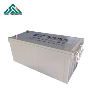 China Chargeable 12V 200ah/250ah Solar Lead Acid Gel Batteries Selected Material for Solar factory
