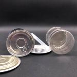 Food Grade Pop Cans PET Clear Plastic Jars With Diameter 80mm 300# Aluminum Easy