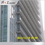 Exterior Aerofoil Aluminum Airfoil Louvers Sun Control Horizontal louver For