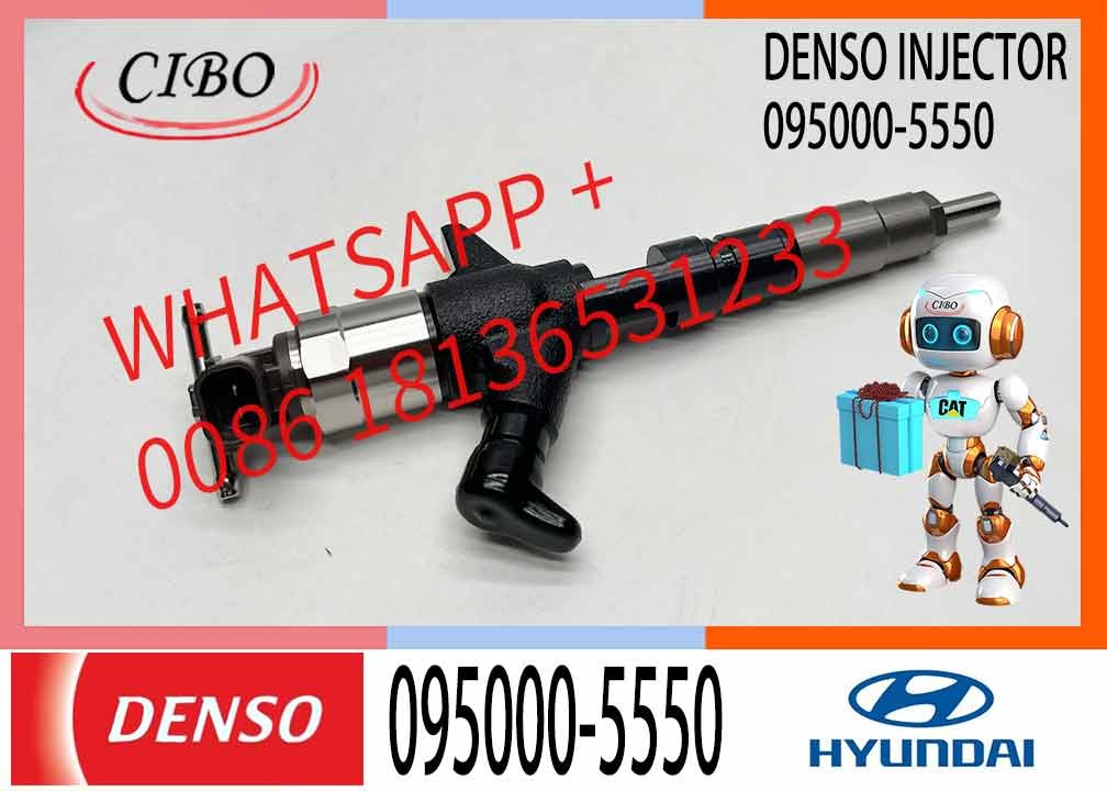 Diesel Engine Auto Parts Common Rail Injector 095000-5550 33800-45700