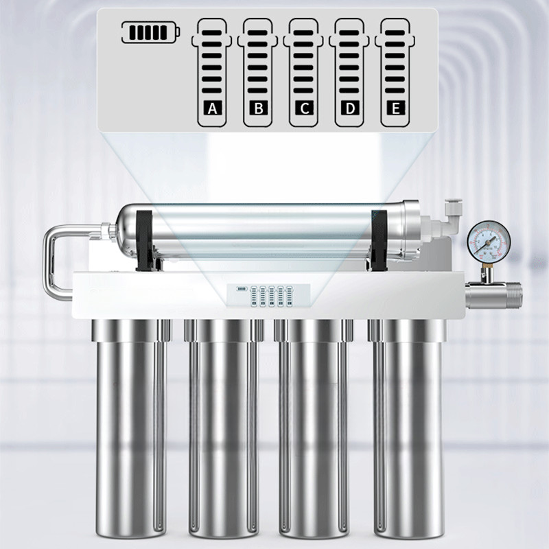Steel Ultrafiltration 5 Stages Water Purifier 900L/H for Household Direct Drinking