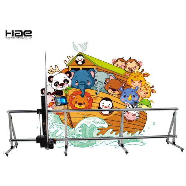 China Wireless Tablet PC Control Wallpen Vertical Printing Inkjet Wall Printer factory