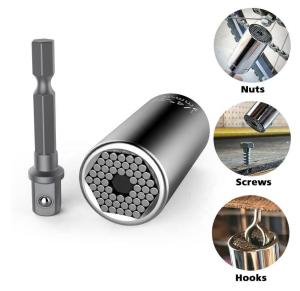 China 7mm To 19mm Universal Torque Wrench Head Set Multifunctional Lag Screws Bolt factory
