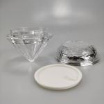 30g Luxury Acrylic Transparent Cream Jar for Face or Eye Cream Cap Material