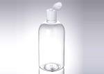 250ml 8.7oz Refillable Clear PET Plastic Lotion Toner Bottle With Flip Top Screw