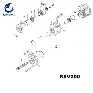 China k5v200 hydraulic pump parts factory