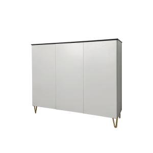 China KD Structure Steel Shoes Rack Electrostatic Powder Coating factory