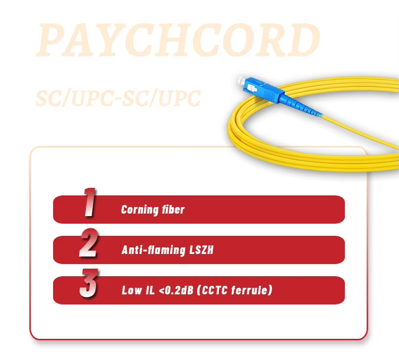 LC SC FC ST MTP Single Duplex Fiber Optic Patch Cord G652D G657A1 G657A2 G657B