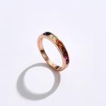 8.3in 0.07oz Sterling Silver Crystal Ring 14k Cubic Zirconia Engagement Rings