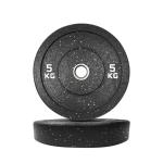 Color Dot Rubber Barbell Plate Home Gym Equipment Bumper Weight Plate