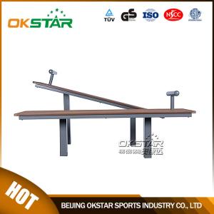 China outdoor fitness equipment garden sit up bench for body building factory