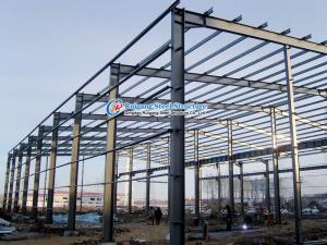 China Professional Designed Gable Roof PEB Steel Structure Storage Building factory