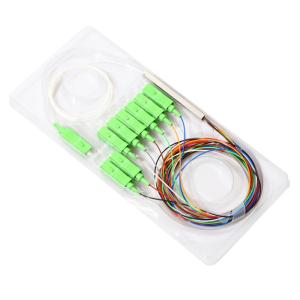 China 1x16 ABS FTTH PLC Splitter G652D G657A with 3.0mm Input Cable factory