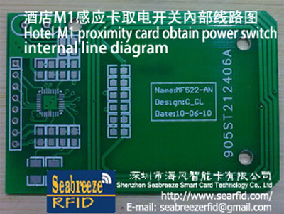 Hotel proximity card obtain power switch,with time-delay,LED light