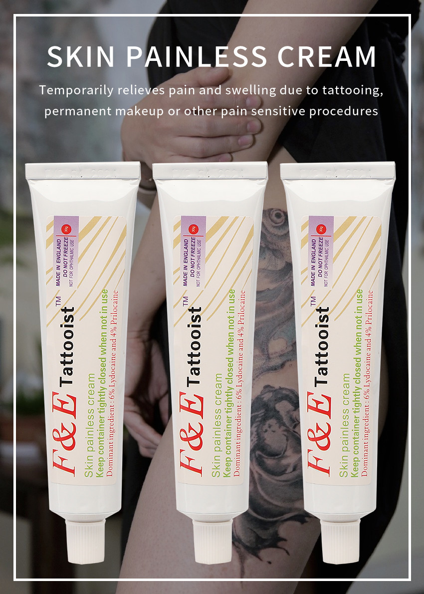 Factory F&E Tattooist Numbing Ointment Microblading Permanent Makeup Beauty Tattoo Topical Anesthesia Cream Supply