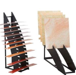 China Morden Design Decorative Display Stands , Ceramic Tile Sample Display Rack factory