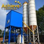 Ready Mixed Concrete Batching Plant 60 CBM Per Hour PLC Control