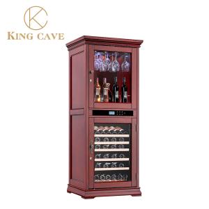 China Custom Glass Single Door Kitchen Wine Cooler Multi Layer Fridge Home Freezer factory