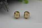 Small bag hardware gold zinc alloy 10 mm width bottom nails rivets for leather