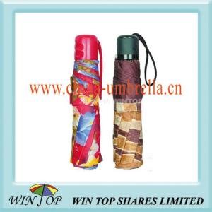 China 3 Section Cheap Umbrella Printed Design on sale