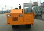Cab Enclosed 1T - 10T Hydraulic Mini Dumper , Small Crawler Dump Truck