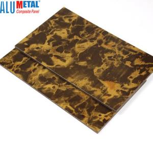 China 2440mm Anodized Marble Aluminum Composite Panel Acp Sheet White 7mm Aluminium Plate factory