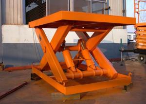 China SANTO Stationary Hydraulic 3 Ton Scissor Lift 5.5KW Electric Lift For Construction factory