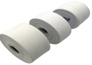 China Polyester Fiber Flat Elastic Band 6mm 8mm 10mm 12mm White Or Colored factory