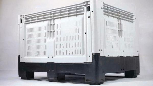 collapsible sleeve logistics foldable used hdpe box plastic pallet packaging