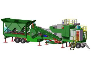 China 12 Months Warranty Easy To Move Automatic Small Portable Asphalt Plant factory