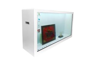 China 55 inch Capacitive touch screen transparent lcd display digital signage for exhibition on sale