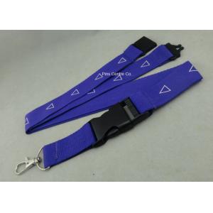 Factory Customized Sublimation Printing Promotional Lanyards , Polyester