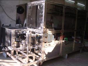 China 3 Tanks Ultrasonic Engine Block Cleaning Equipment Stainless Steel 304 For Marine Parts factory