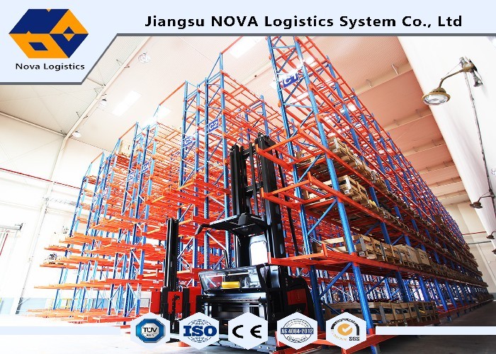 Durable Steel VNA Pallet Racking Anti Corrosion CE For Logistic Centers