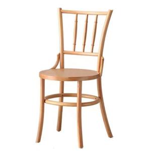 China Modern Design Rattan and Solid Wood Dining Chair for Restaurant W36*D42*H88 cm factory